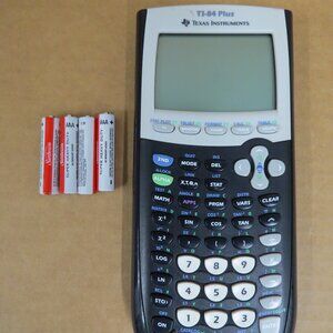 Texas Instruments TI-84 Plus Graphing Calculator W/ Fresh Batteries TESTED